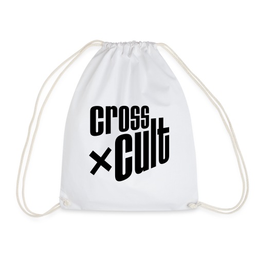Cross Cult Logo Schwarz - Turnbeutel