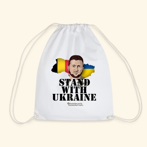 Ukraine Belgien Stand with Ukraine - Turnbeutel