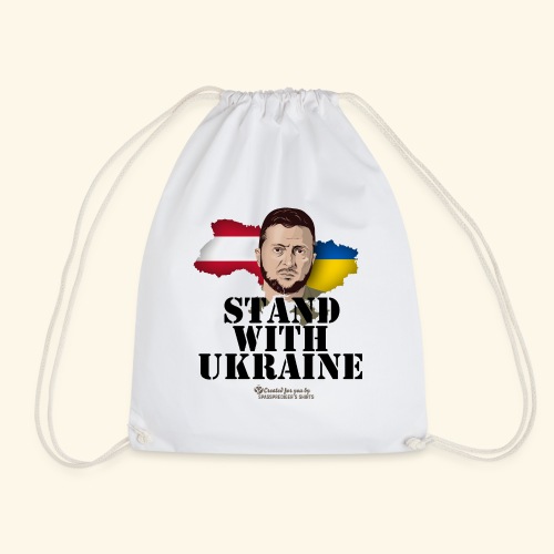 Österreich Ukraine Unterstützer T-Shirt Design - Turnbeutel