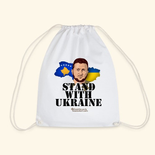 Ukraine Kosovo T-Shirt - Turnbeutel