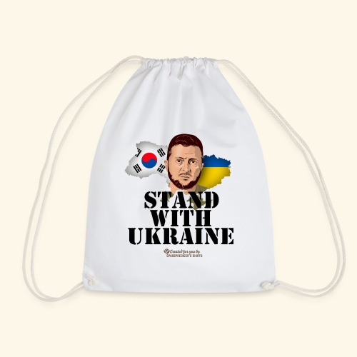 Südkorea Stand with Ukraine - Turnbeutel