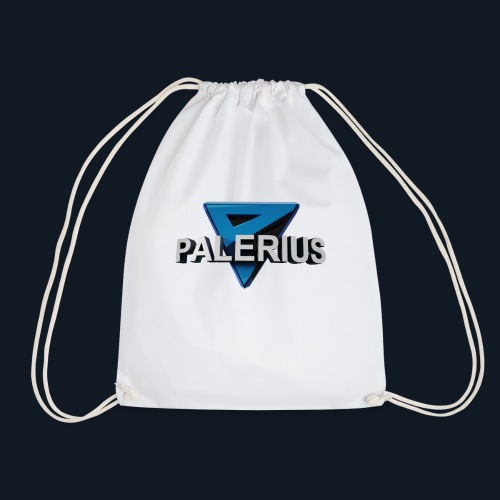 Palerius Logo and Text - Drawstring Bag