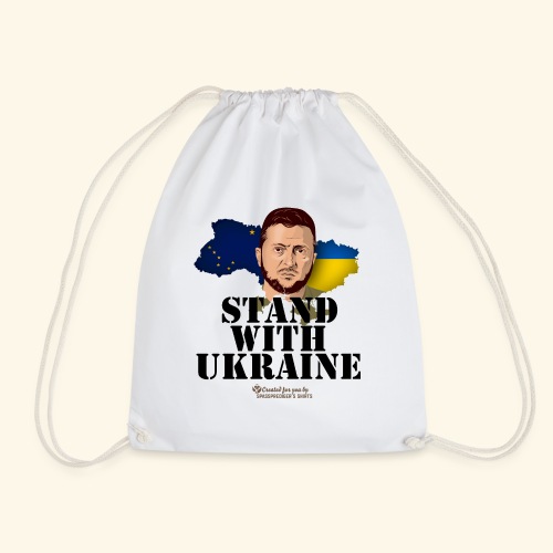 Alaska Ukraine Unterstützer T-Shirt Design - Turnbeutel