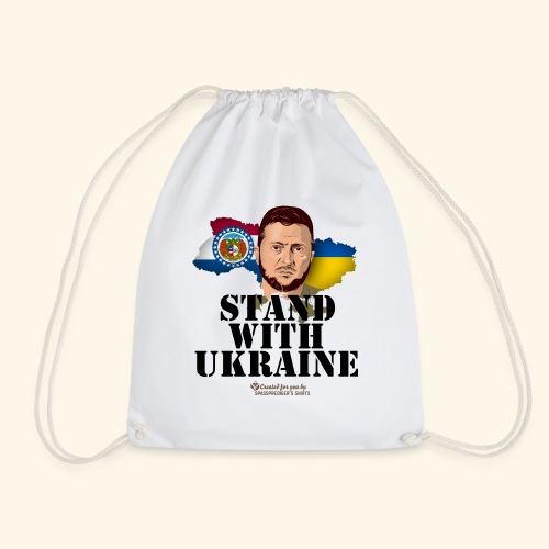 Missouri Ukraine Fahnen Unterstützer Design - Turnbeutel