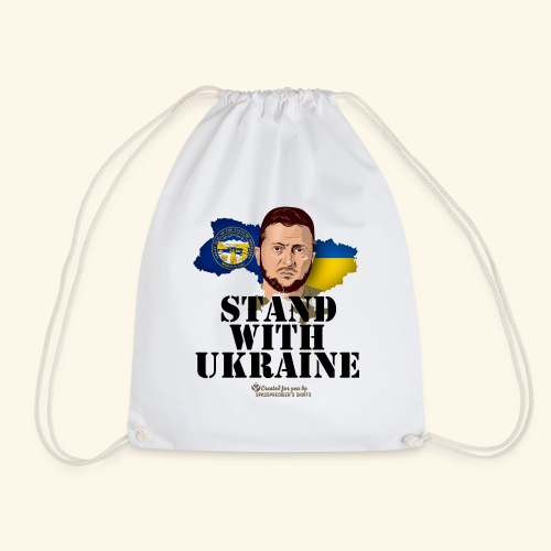Nebraska Ukraine Fahnen - Turnbeutel