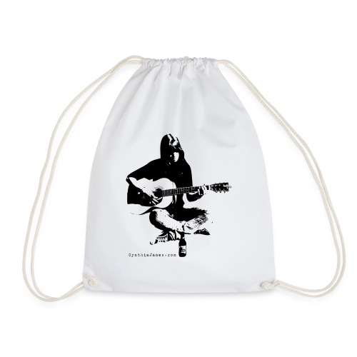Cynthia Janes guitar BLACK - Drawstring Bag