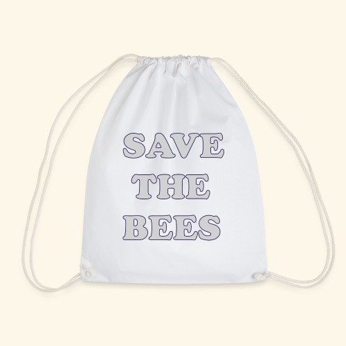 Save the Bees - Drawstring Bag
