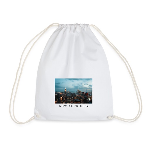 NEW YORK CITY, new york, new york photo, big city - Drawstring Bag