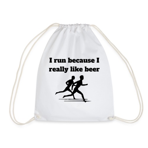 I run because I really like beer - Gymbag