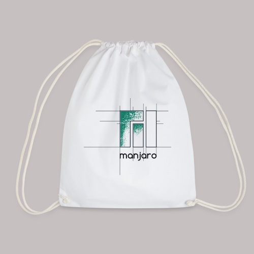 Manjaro Logo Entwurf - Turnbeutel