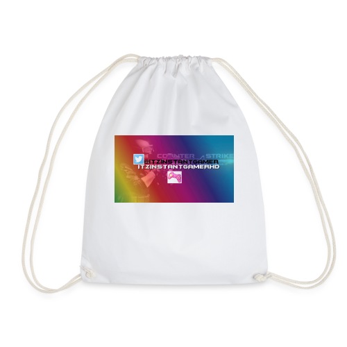 CHANNEL ART jpg - Drawstring Bag