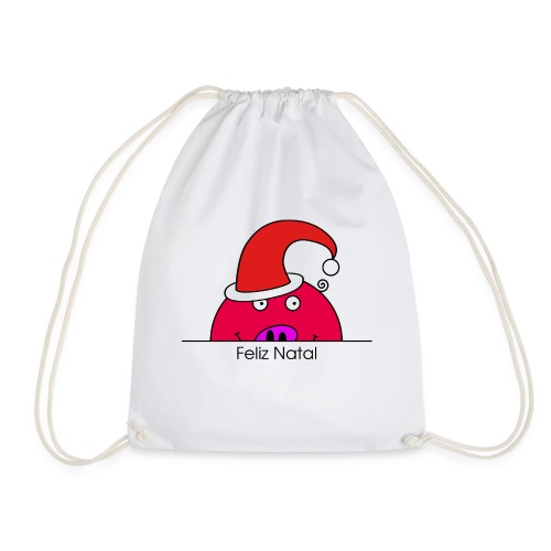 Happy Rosanna - Feliz Natal - Drawstring Bag