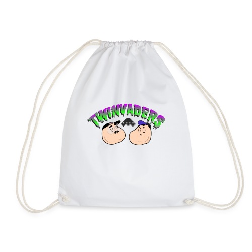 Twinvaders Logo - Drawstring Bag