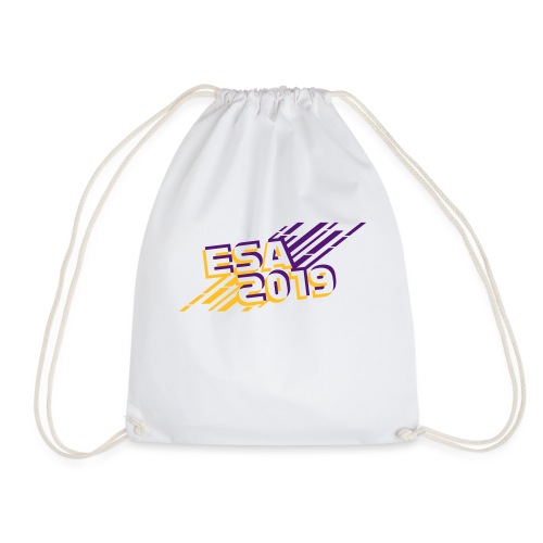 ESA 2019 - Summer Gold and Purple - Drawstring Bag