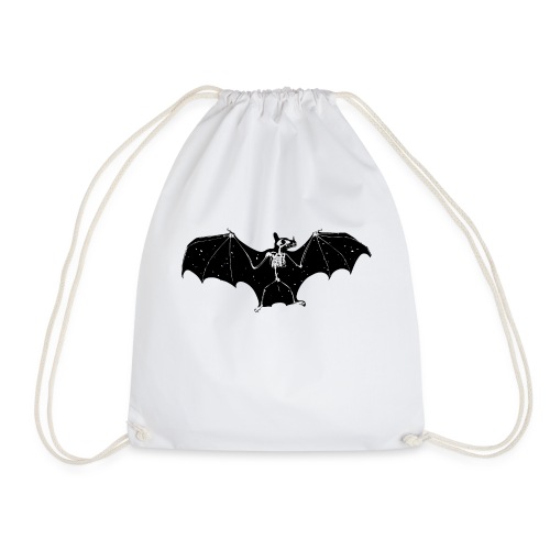 Bat skeleton #1 - Drawstring Bag