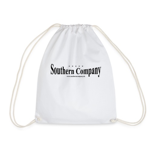 Southern Company Logo Schwarz - Turnbeutel