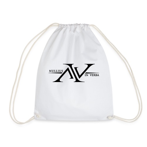Nullius In Verba Logo - Drawstring Bag