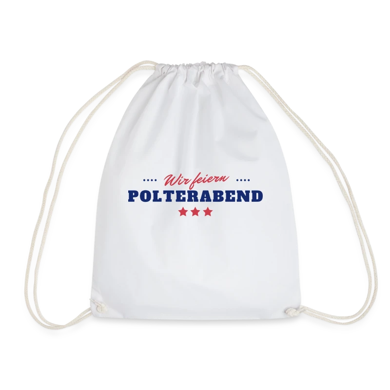 Wir feiern Polterabend - Turnbeutel