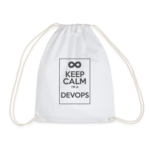 Keep Calm I'm a devops - Drawstring Bag