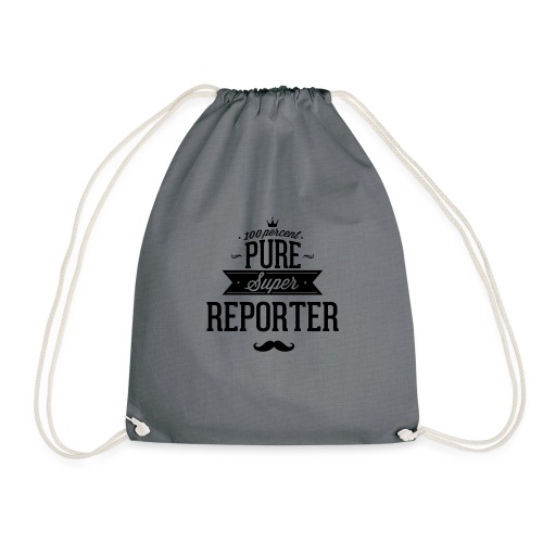 100 Prozent super Reporter - Turnbeutel