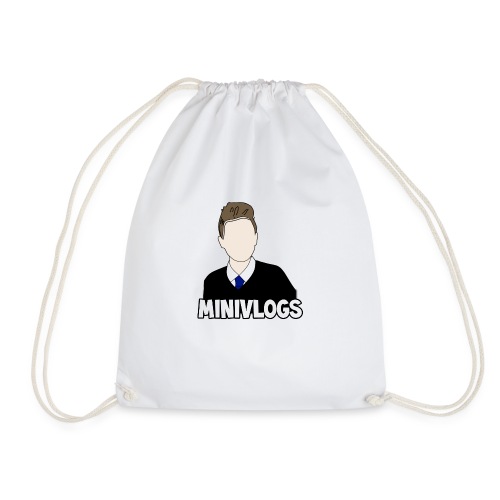 MiniVlogs V-Neck T-Shirt - Drawstring Bag