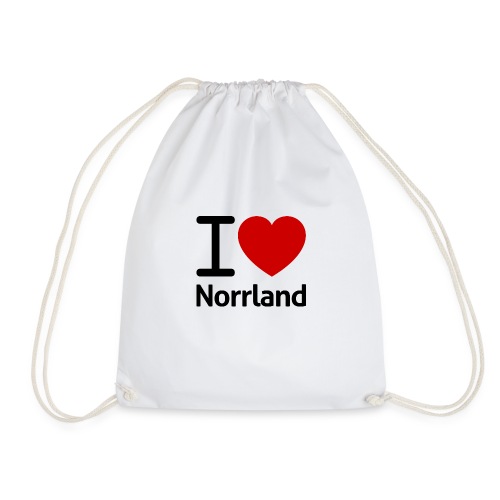 Jag Älskar Norrland (I Love Norrland) - Gymnastikpåse