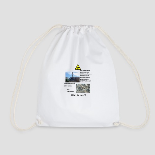 no nuclear button Who is next? - Drawstring Bag
