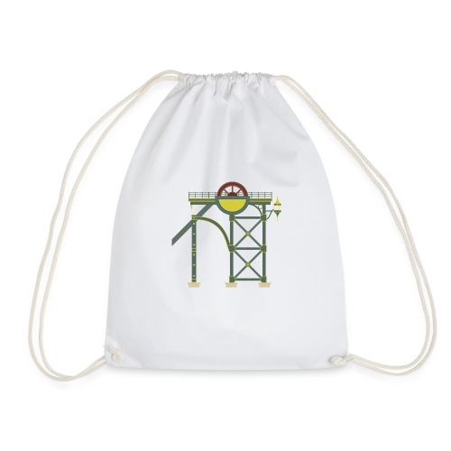 Themepark Mine Tower - Drawstring Bag