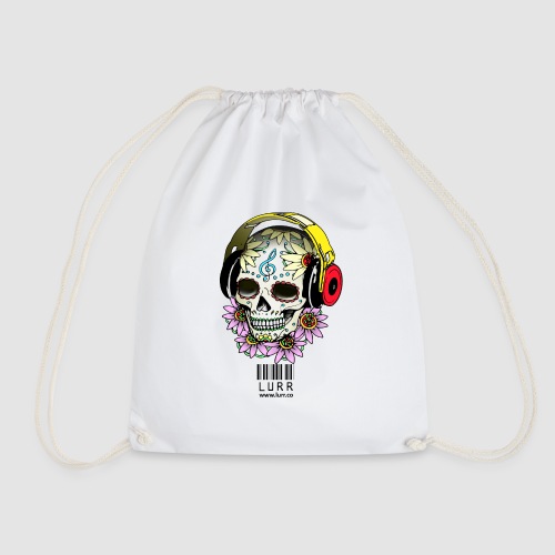 smiling_skull - Drawstring Bag