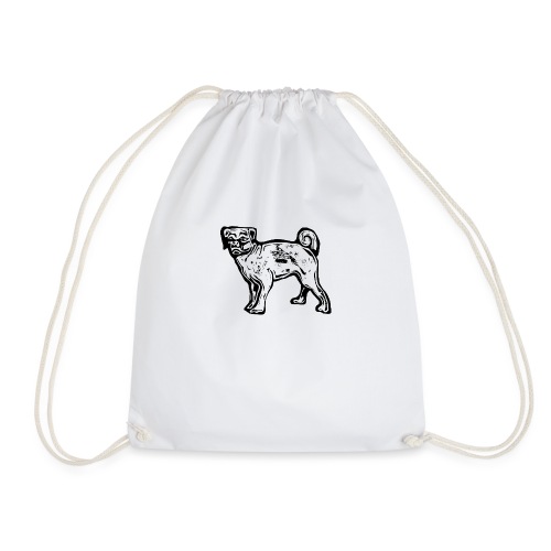 Pug Dog - Drawstring Bag