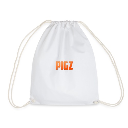 Pigz In Orange! - Drawstring Bag