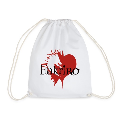 Fakriro-Logo mit Herz - Turnbeutel