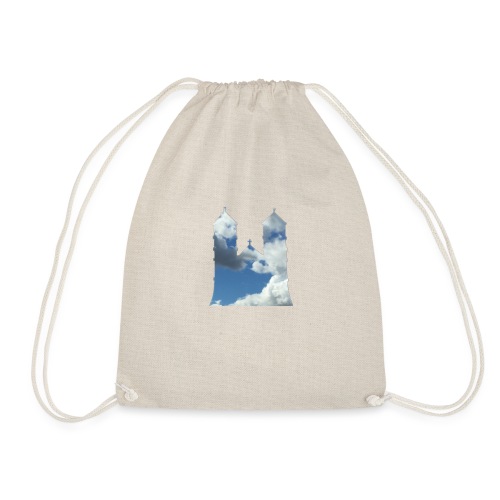Lund Cathedral and sky - Drawstring Bag