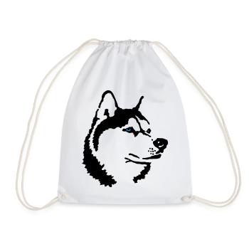 husky - Sac de sport léger - blanc - Devant
