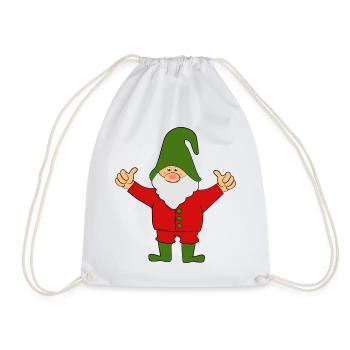 Nains gnomes - Sac de sport léger - blanc - Devant