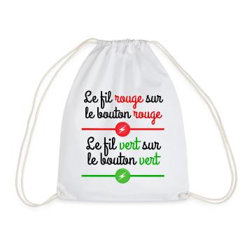septième compagnie, 7ème compagnie, film culte - Sac de sport léger - blanc - Devant