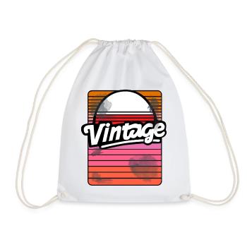 VINTAGE - Turnbeutel - Weiß - Vorne