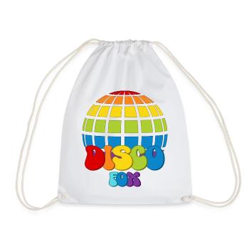 Disco Fox Boule Disco Groovy Discothèque Discofox - Sac de sport léger - blanc - Devant