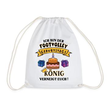 Footvolleyer Anniversaire Footvolley Joueur Joueur - Sac de sport léger - blanc - Devant