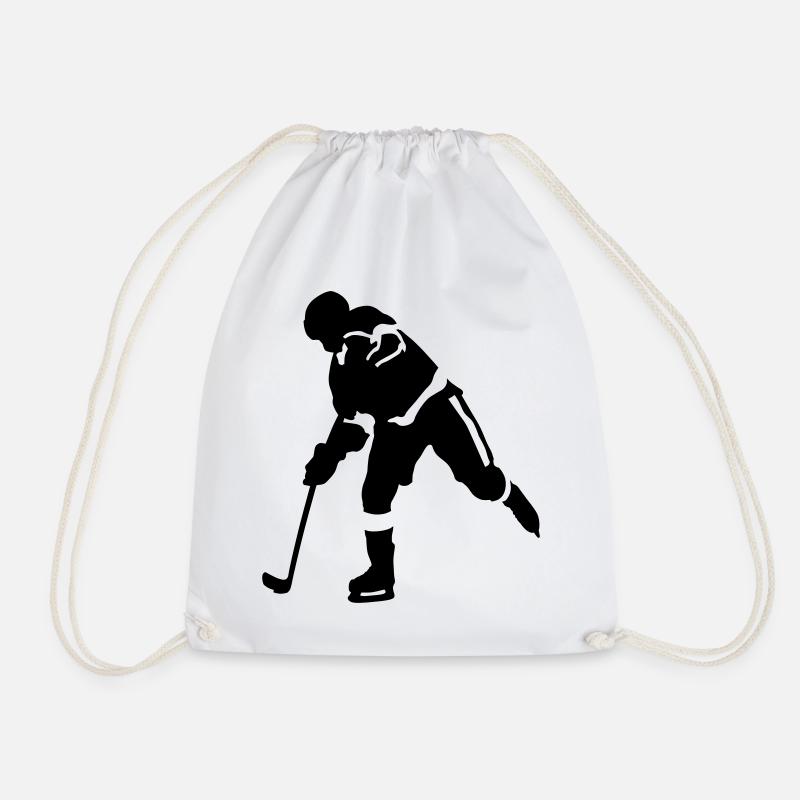 Eishockey - Turnbeutel - Weiß