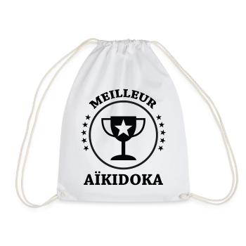meilleur Aïkidoka - Aïkido  - Sac de sport léger - blanc - Devant