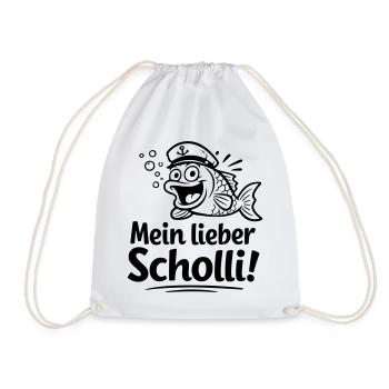 My dear Scholli - Drawstring Bag - white - Front
