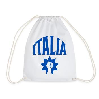Italia - Drawstring Bag - white - Front