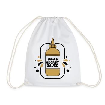 Drôle de Dads Secret Sauce Griller - Sac de sport léger - blanc - Devant