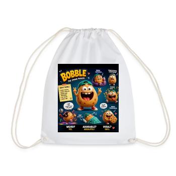 Bobble the Chaos Potato - Drawstring Bag - white - Front