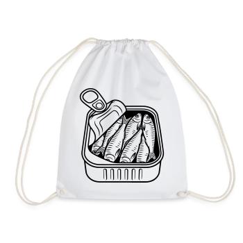 Sardines - Sac de sport léger - blanc - Devant