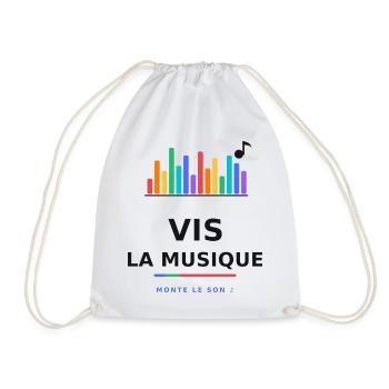 Vis La Musique ArcEnCiel - Sac de sport léger - blanc - Devant