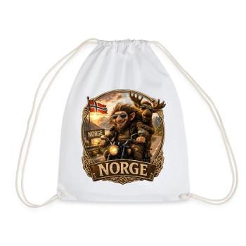 Norge - Turnbeutel - Weiß - Vorne