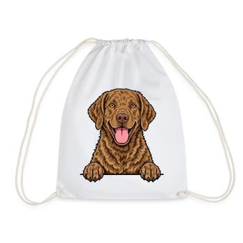 Chesapeake Bay Retriever - Turnbeutel - Weiß - Vorne