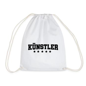 Kuenstler - Turnbeutel - Weiß - Vorne